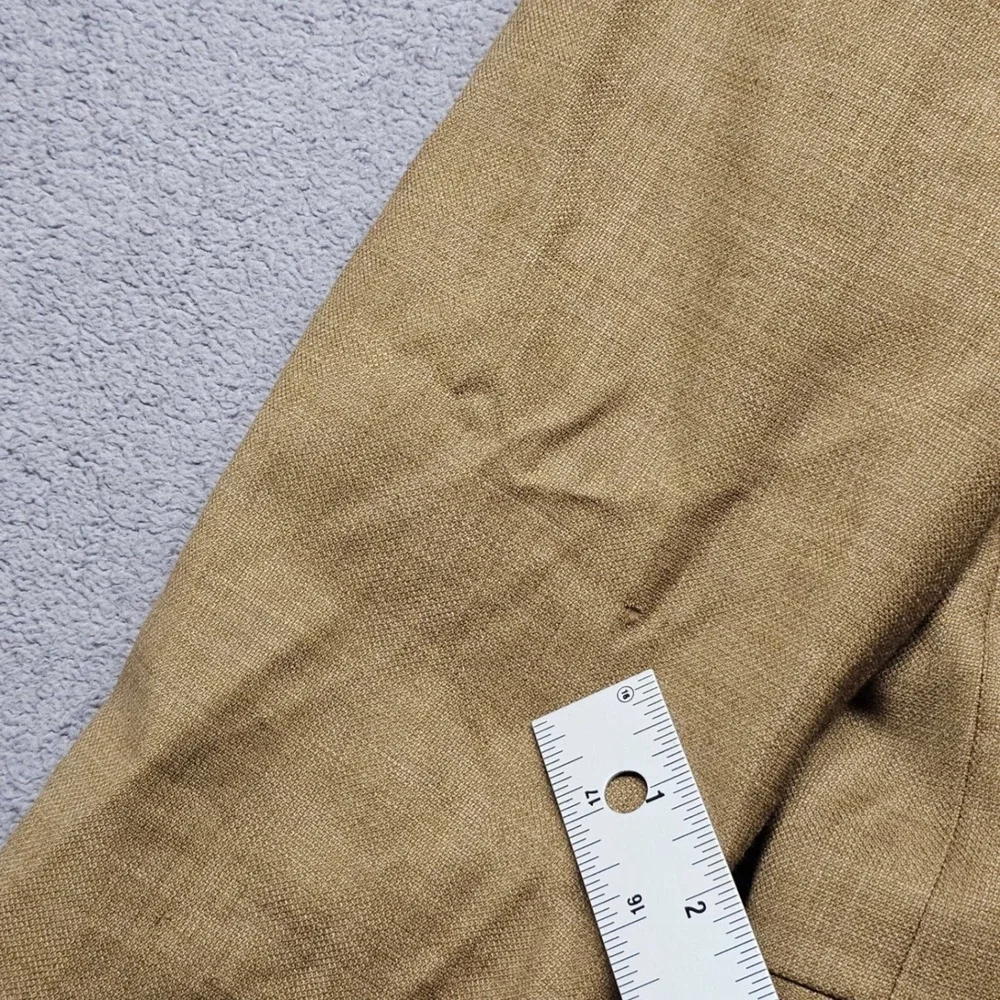 Jos. A. Bank Blazer Jacket Mens 44S Brown Lined Tailored Fit Single Breasted